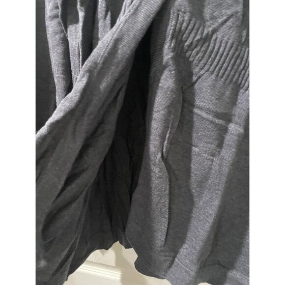 Daisy Fuentes Cardigan Sweater Cotton Blend Gray Button Down Peplum Fair Isle,2X - Picture 9 of 11